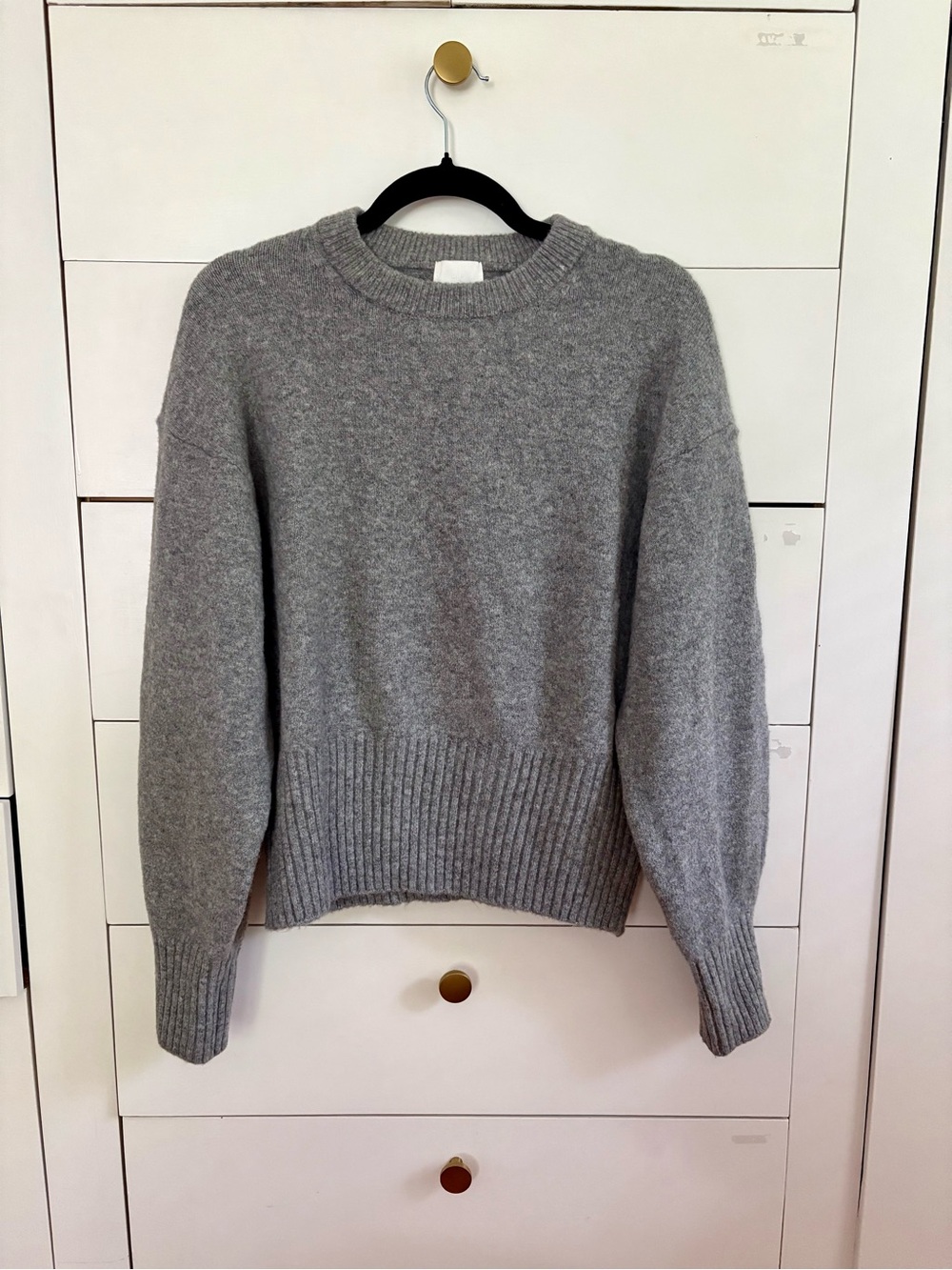H&M Soft Gray Crewneck Sweater NWOT